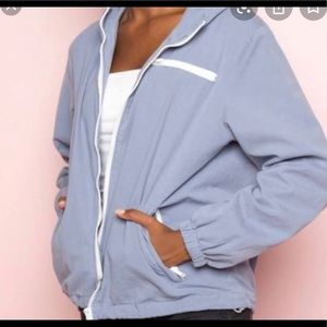 Blue brandy Melville windbreaker